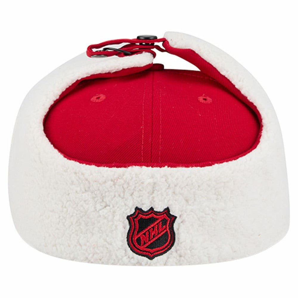 New Jersey Devils New Era Injection Dog Ear Classic Fitted Hat - Red Jerseys