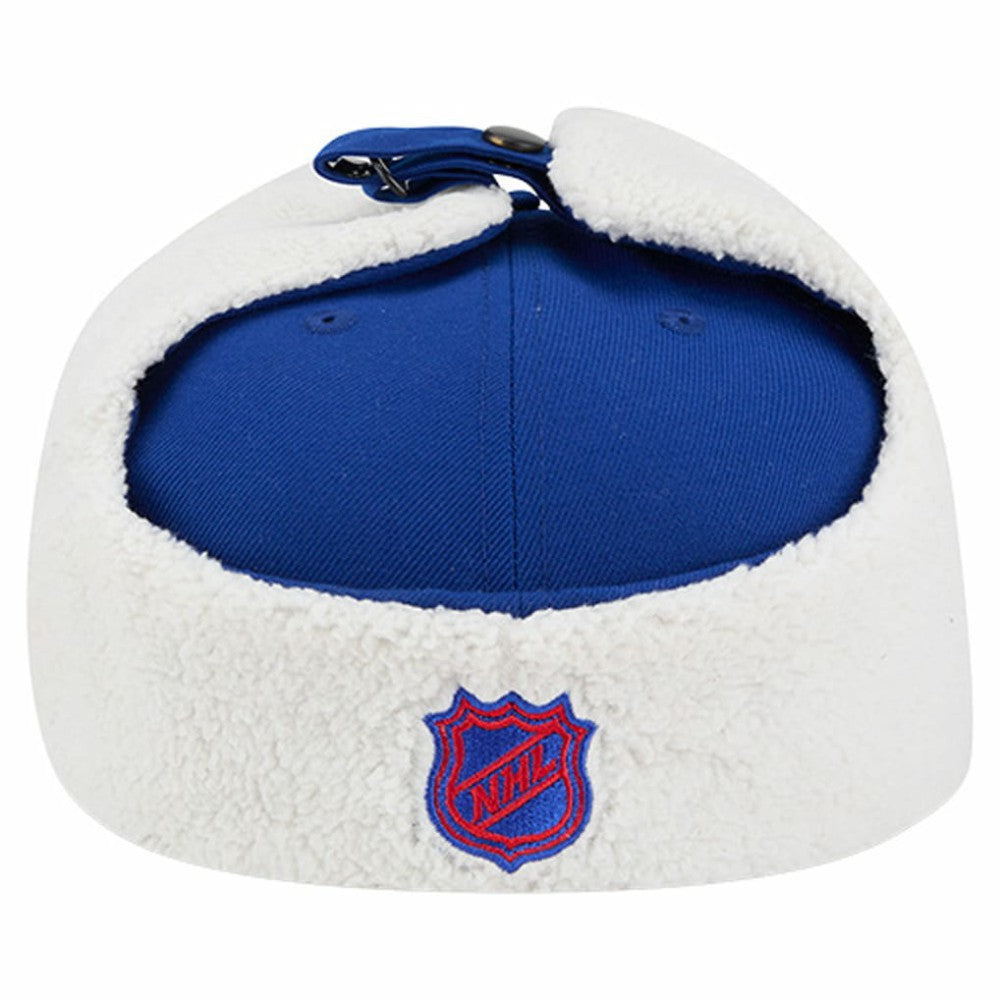 New York Rangers New Era Injection Dog Ear Classic Fitted Hat - Blue Hats