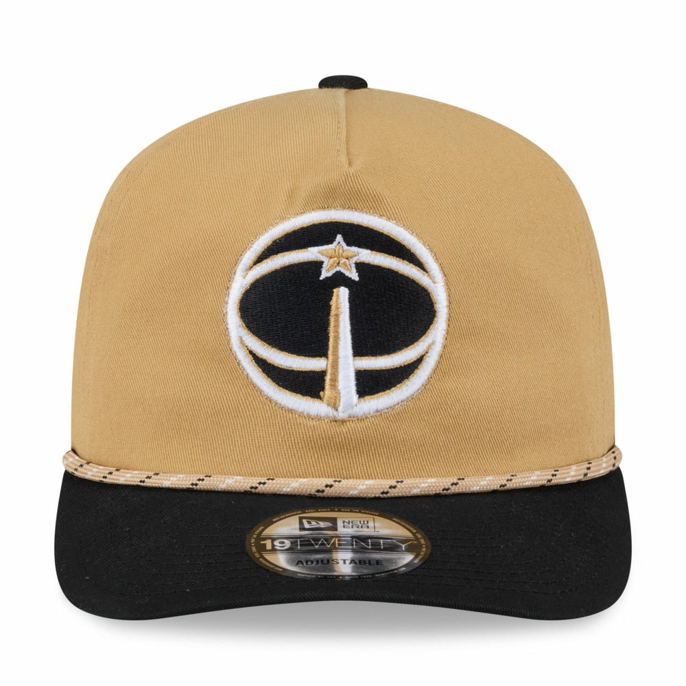Washington Wizards 2025/26 City Edition 19TWENTY Adjustable Hat - Gold/Black for sale