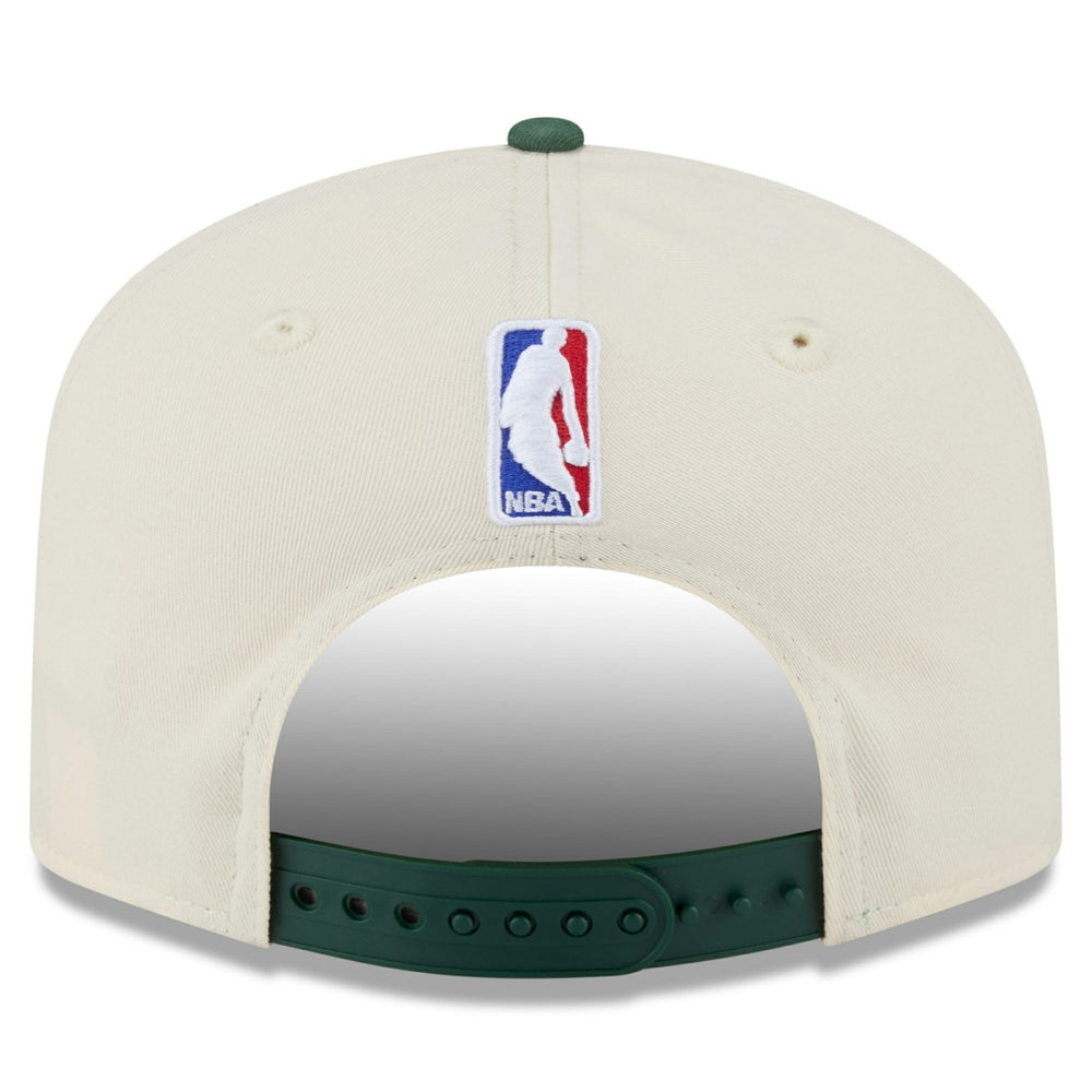 Milwaukee Bucks 2025/26 City Edition 19TWENTY Adjustable Hat - Cream/Hunter Green for sale