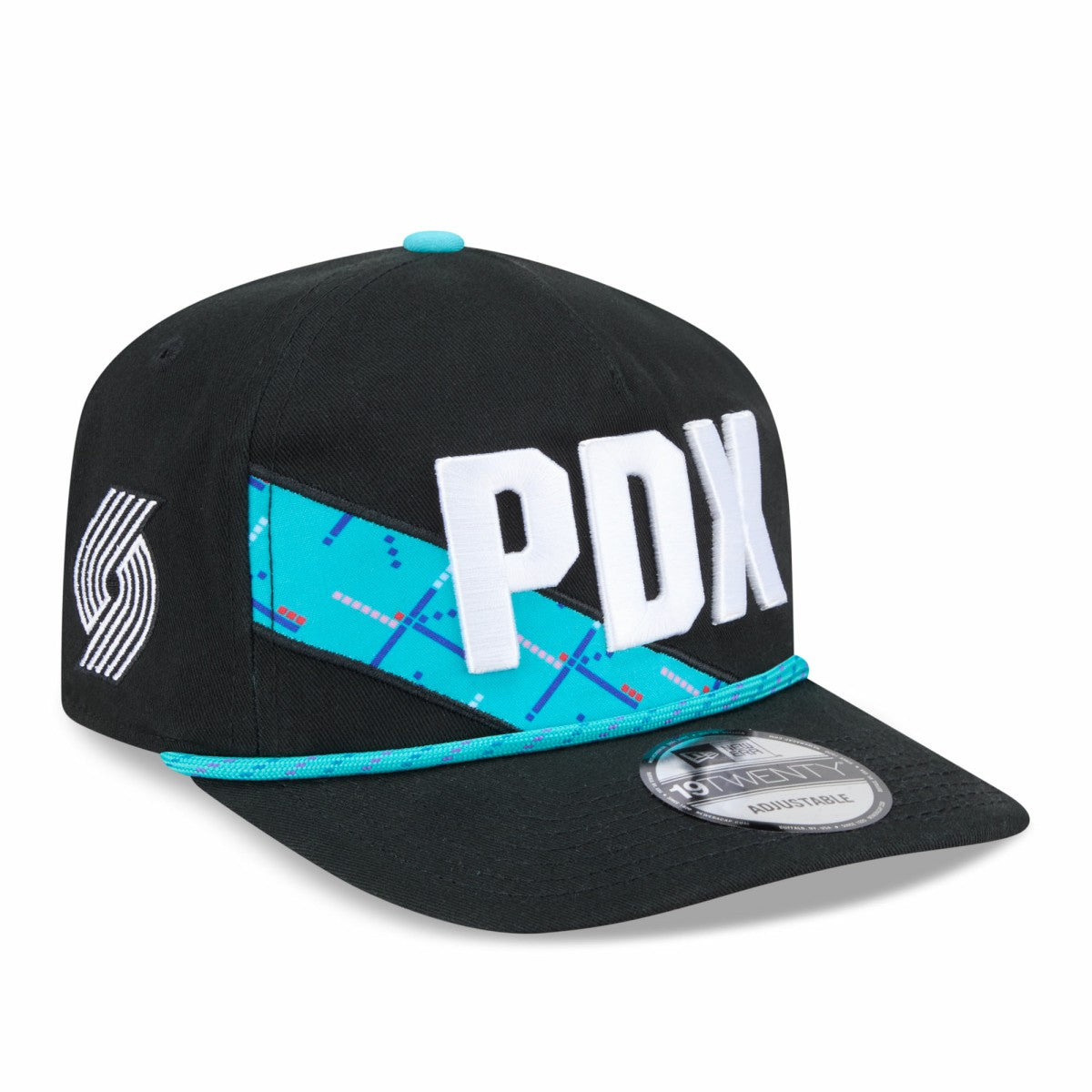 Portland Trail Blazers 2025/26 City Edition 19TWENTY Adjustable Hat - Black on sale