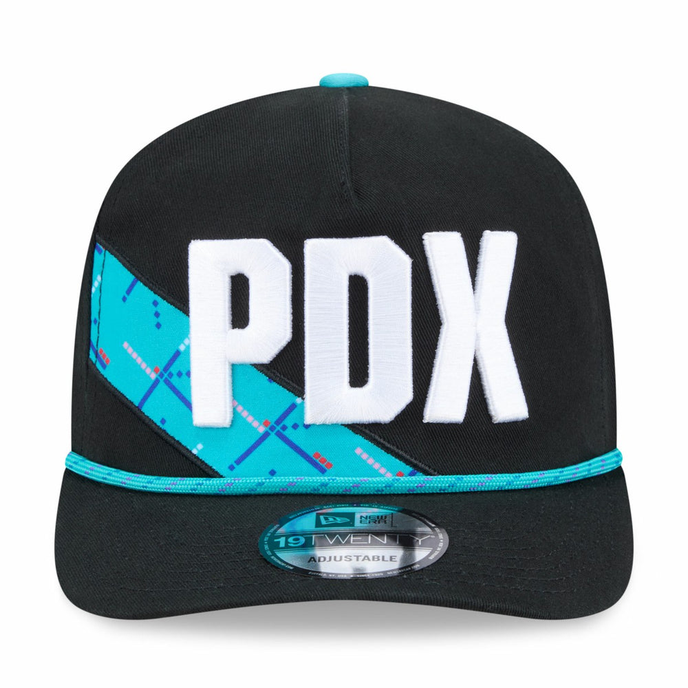 Portland Trail Blazers 2025/26 City Edition 19TWENTY Adjustable Hat - Black on sale