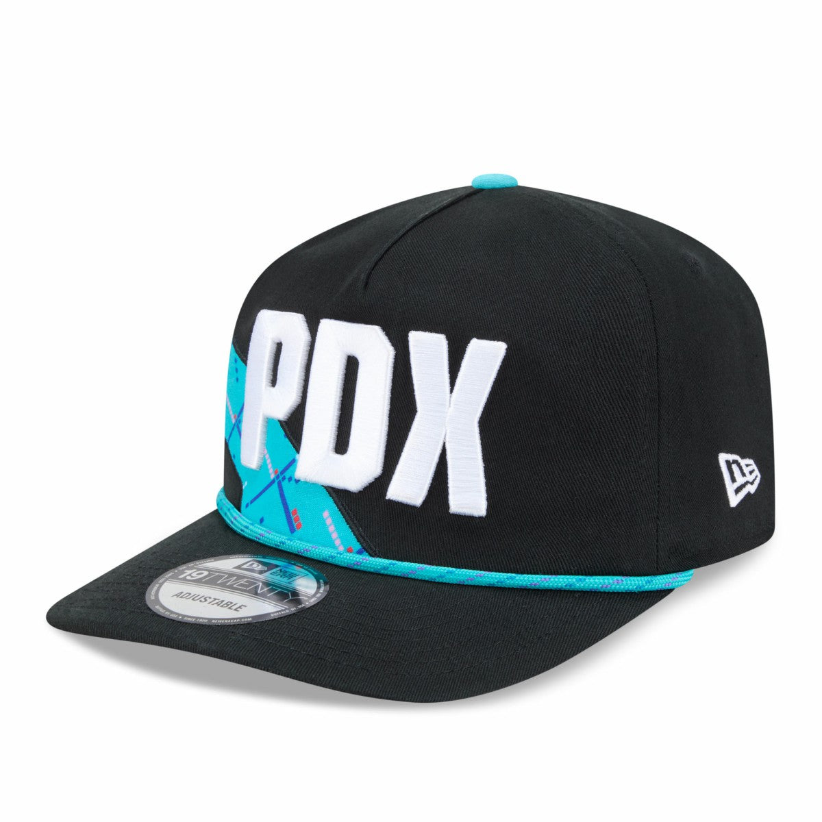 Portland Trail Blazers 2025/26 City Edition 19TWENTY Adjustable Hat - Black on sale
