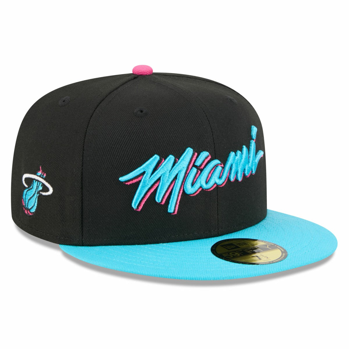 Miami Heat 2025/26 City Edition 59FIFTY Fitted Hat - Black/Turquoise online
