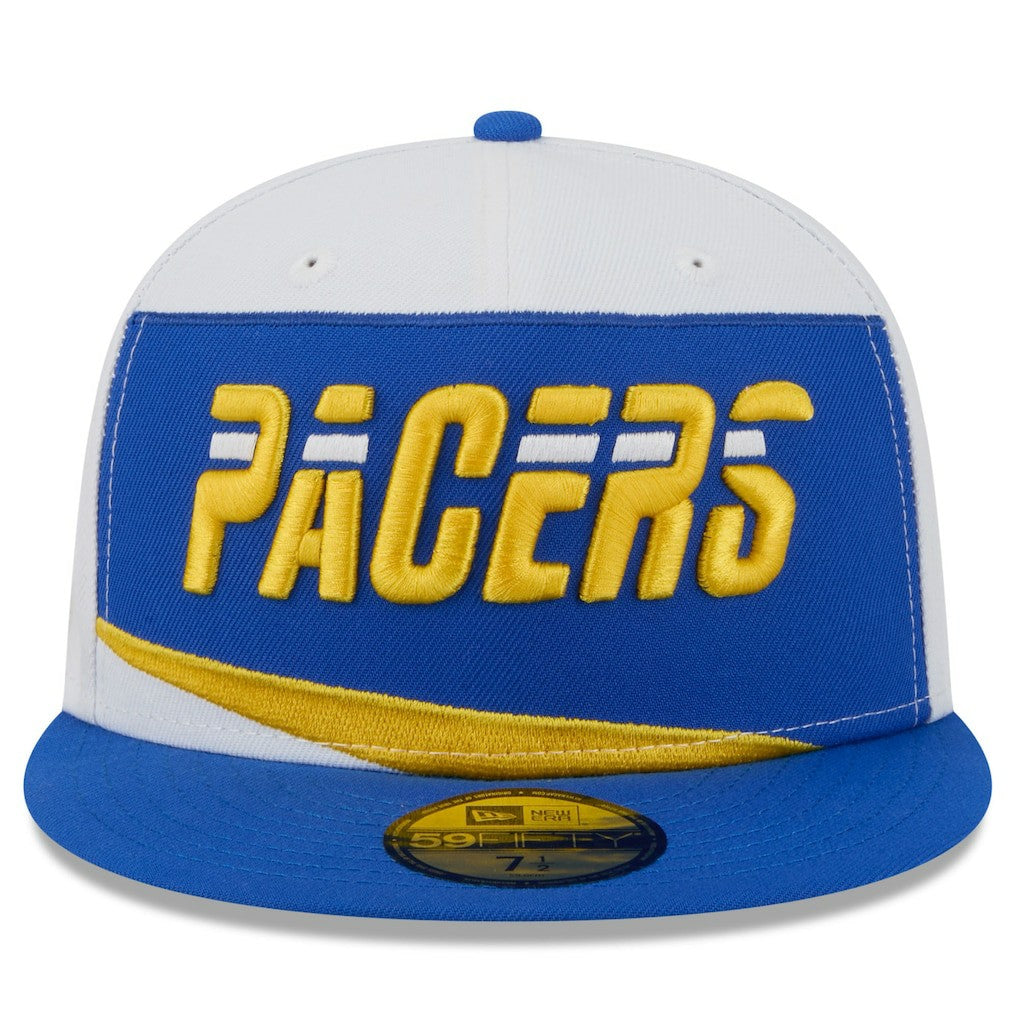 Indiana Pacers 2025/26 City Edition 59FIFTY Fitted Hat - White/Blue discount