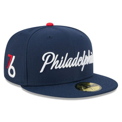 Philadelphia 76ers 2025/26 City Edition 59FIFTY Fitted Hat - Navy online