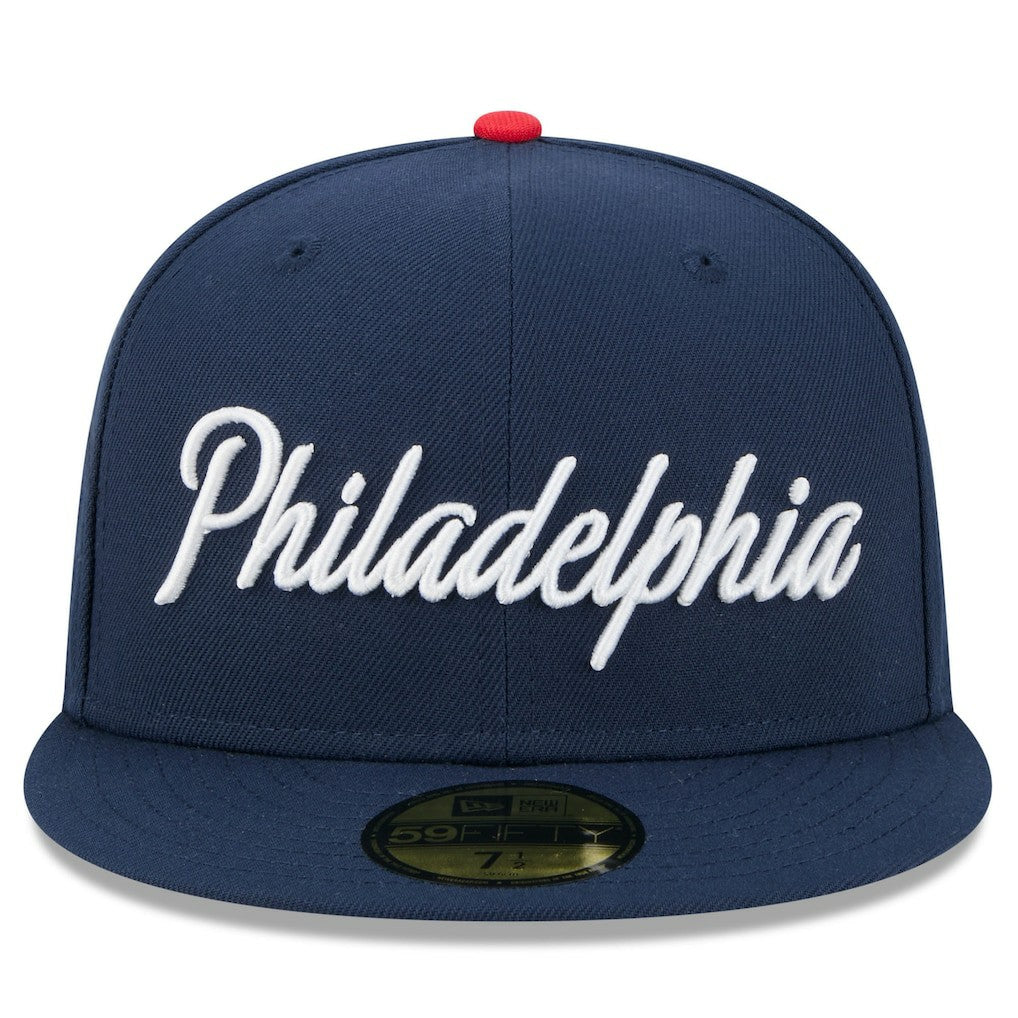Philadelphia 76ers 2025/26 City Edition 59FIFTY Fitted Hat - Navy online
