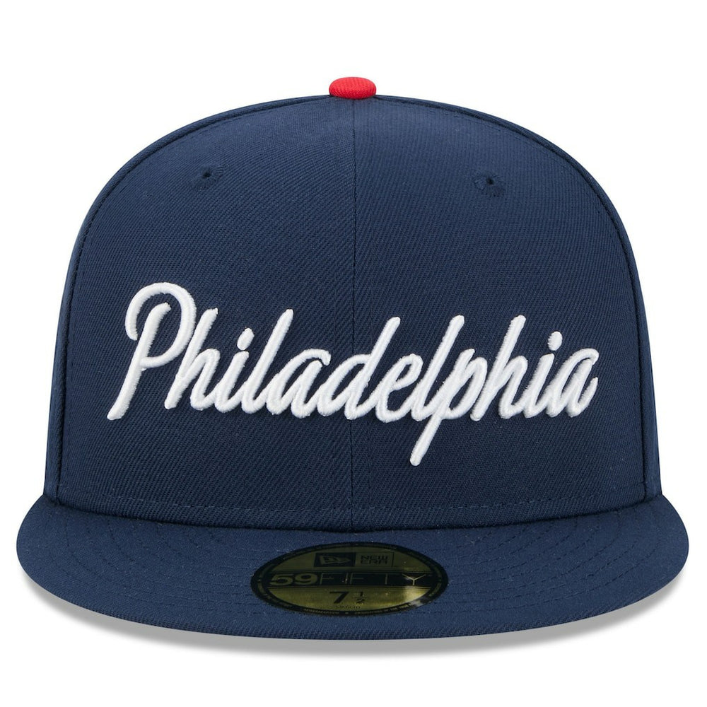 Philadelphia 76ers 2025/26 City Edition 59FIFTY Fitted Hat - Navy online