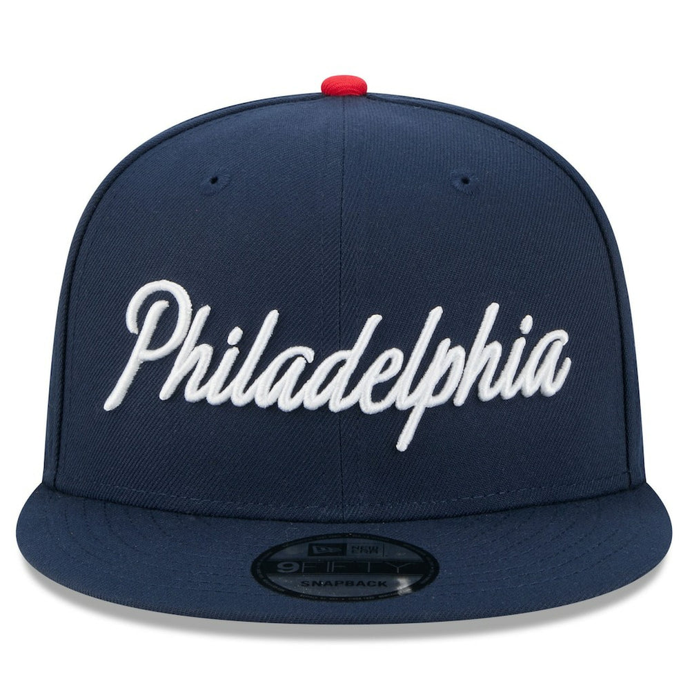 Philadelphia 76ers 2025/26 City Edition 9FIFTY Snapback Hat sale - Navy online