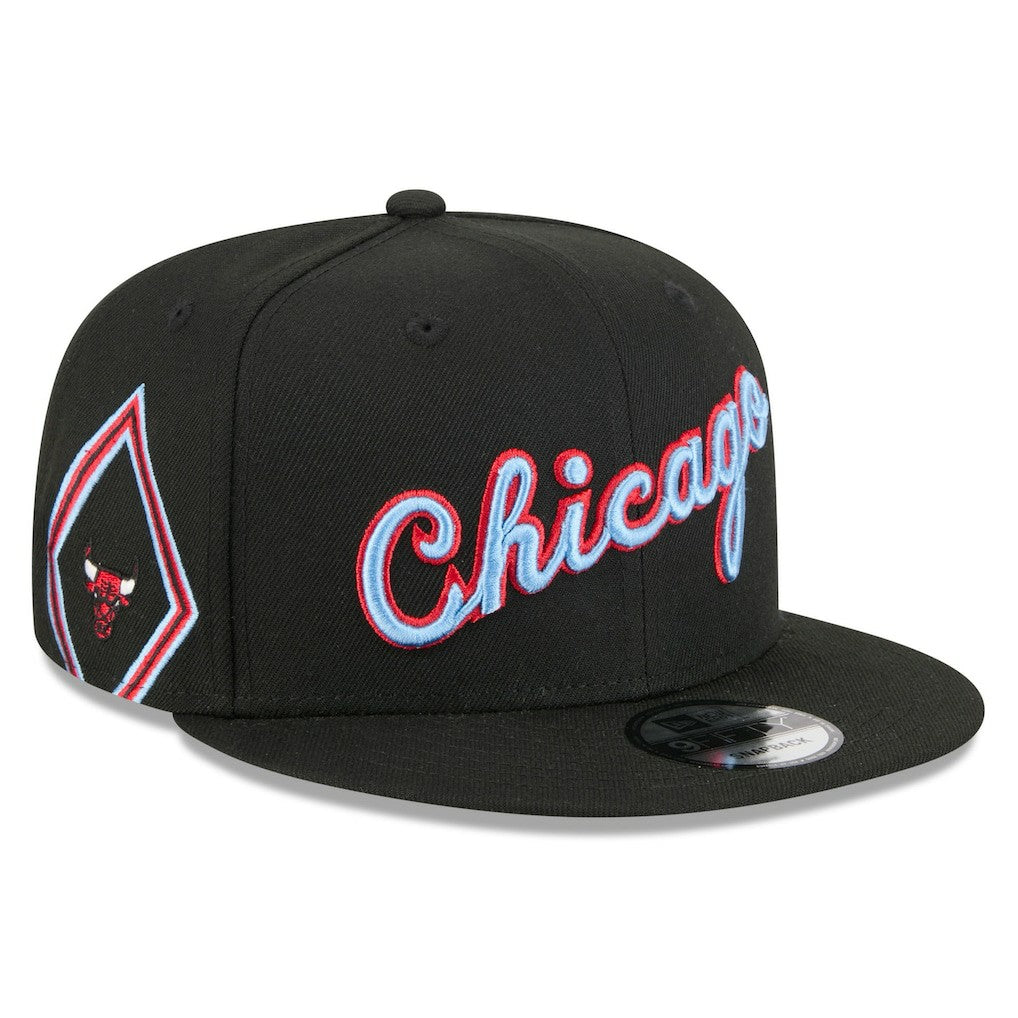 Chicago Bulls 2025/26 City Edition 9FIFTY Snapback Hat - Black outlet