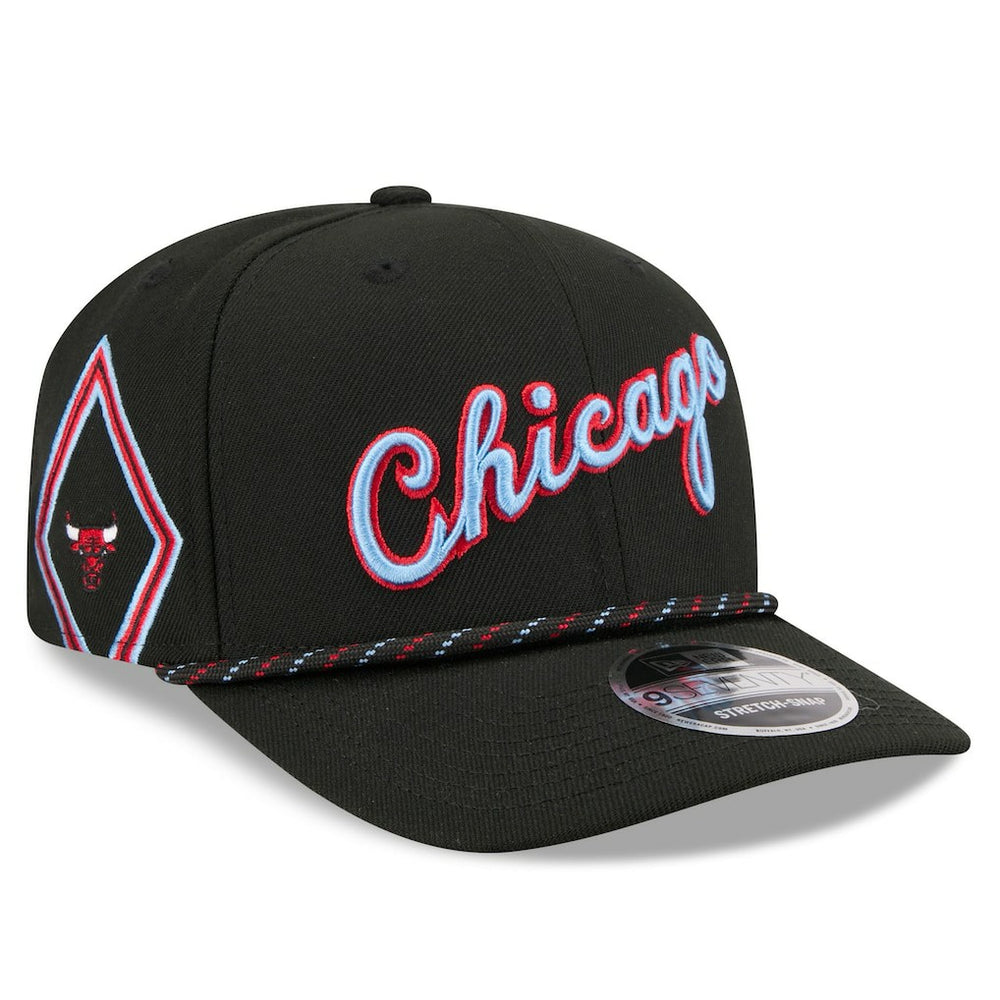Chicago Bulls 2025/26 City Edition 9SEVENTY Adjustable Hat - Black discount