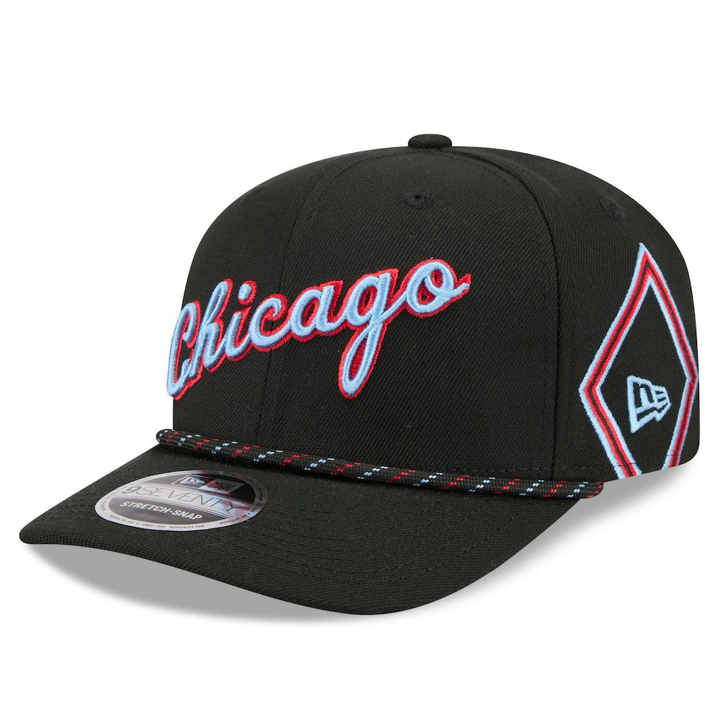 Chicago Bulls 2025/26 City Edition 9SEVENTY Adjustable Hat - Black discount