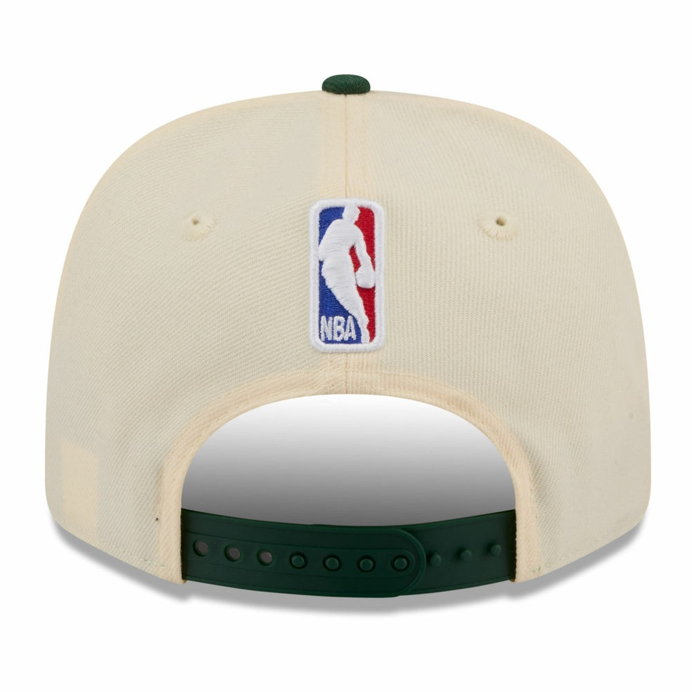 Milwaukee Bucks 2025/26 City Edition 9SEVENTY Adjustable Hat - Cream/Hunter Green for sale