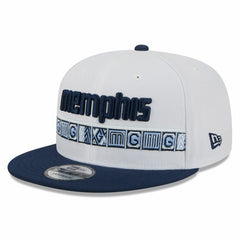 Memphis Grizzlies Youth 2025/26 City Edition 9FIFTY Snapback Hat - White/Navy outlet