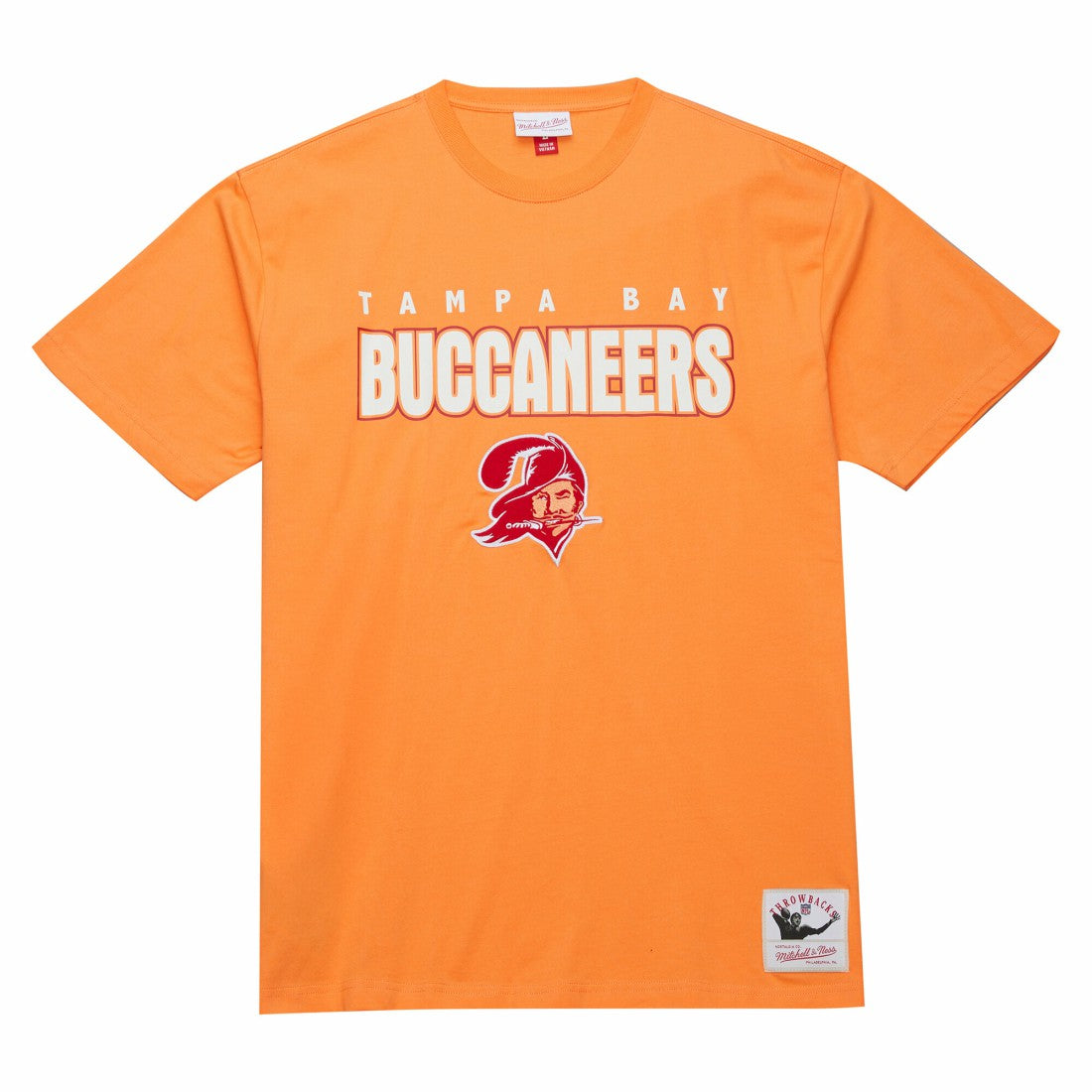Tampa Bay Buccaneers Throw It Back Premium Vintage Logo T-Shirt - Orange online
