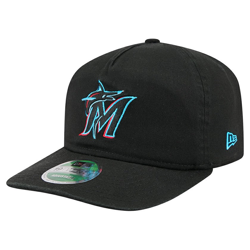 Miami Marlins Team 19TWENTY Adjustable Hat Black