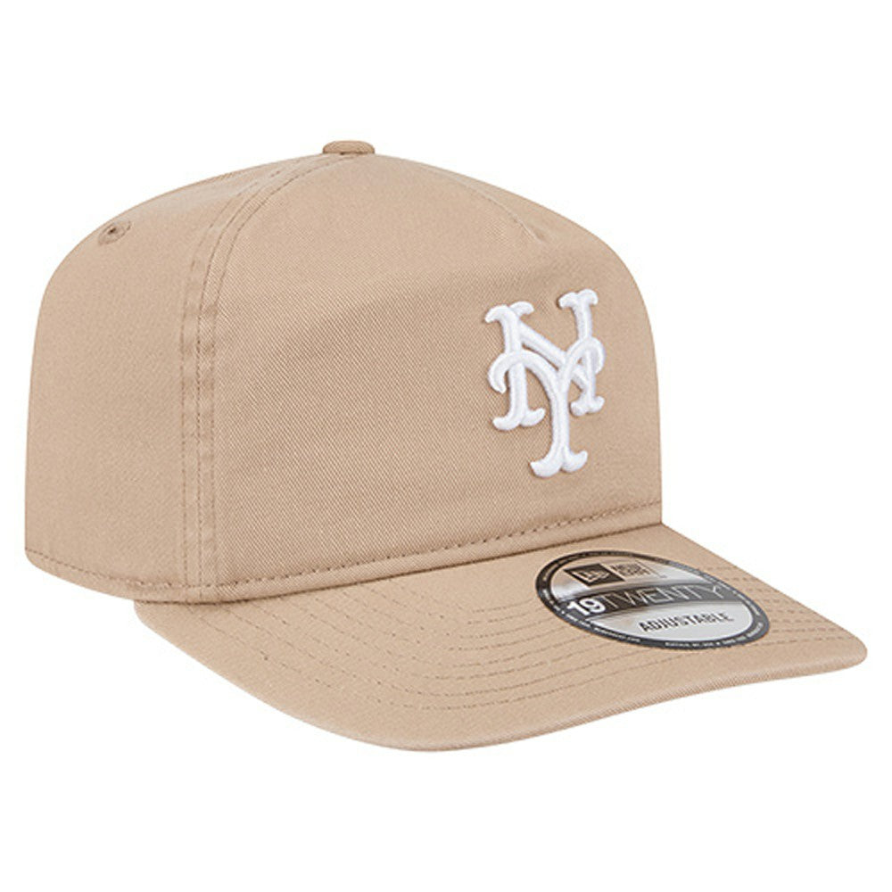New York Mets Cam 19TWENTY Adjustable Hat Light Beige