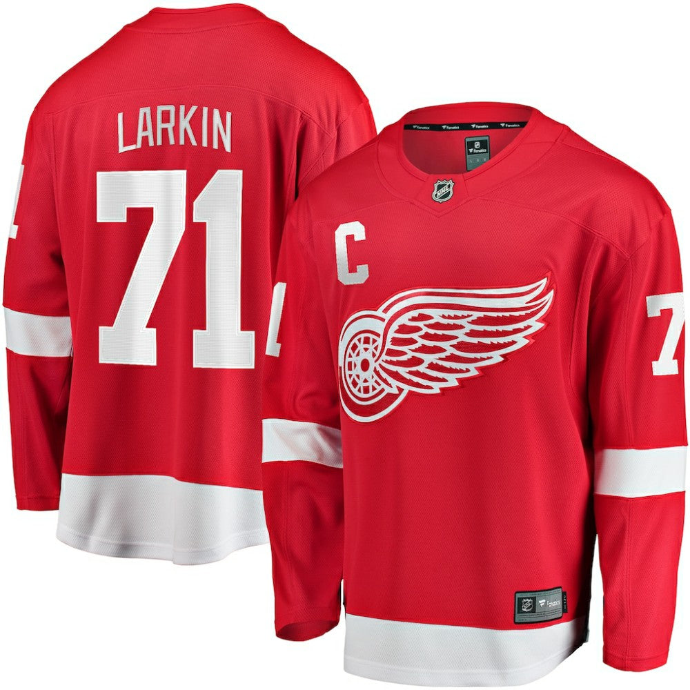 Dylan Larkin Detroit Red Wings Fanatics 2023/24 Captain Breakaway Player Jersey - Red Jerseys