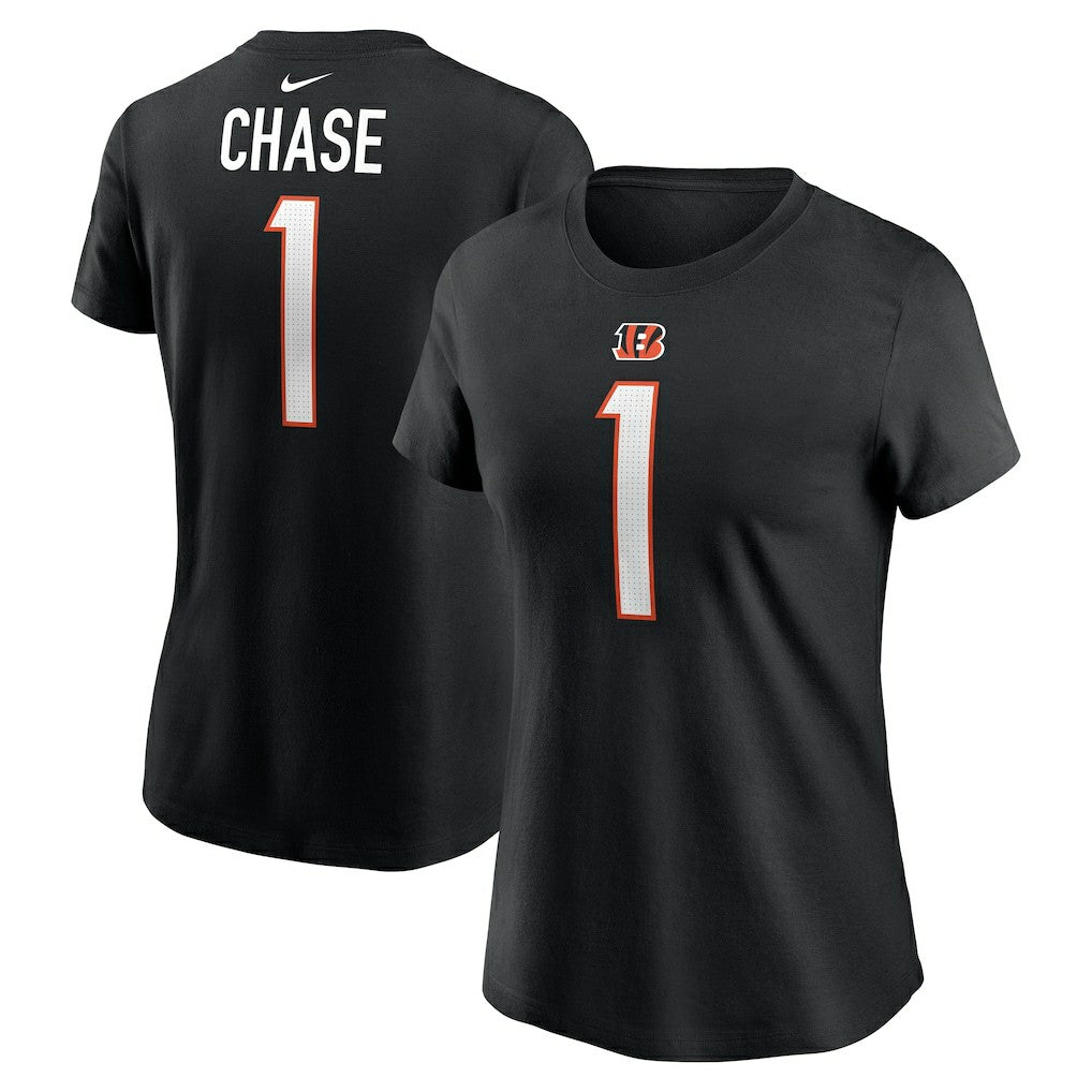 Ja'Marr Chase Cincinnati Bengals Women's Player Name & Number T-Shirt - Black online