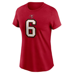 Baker Mayfield Tampa Bay Buccaneers Women's Player Name & Number T-Shirt - Red for sale