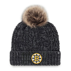 Boston Bruins '47 Women's Meeko Cuffed Knit Hat - Black Hats