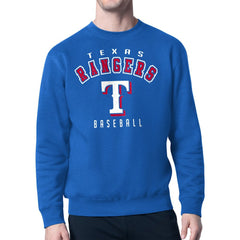 Texas Rangers Starter Team Logo Fleece Pullover Sweatshirt Royal