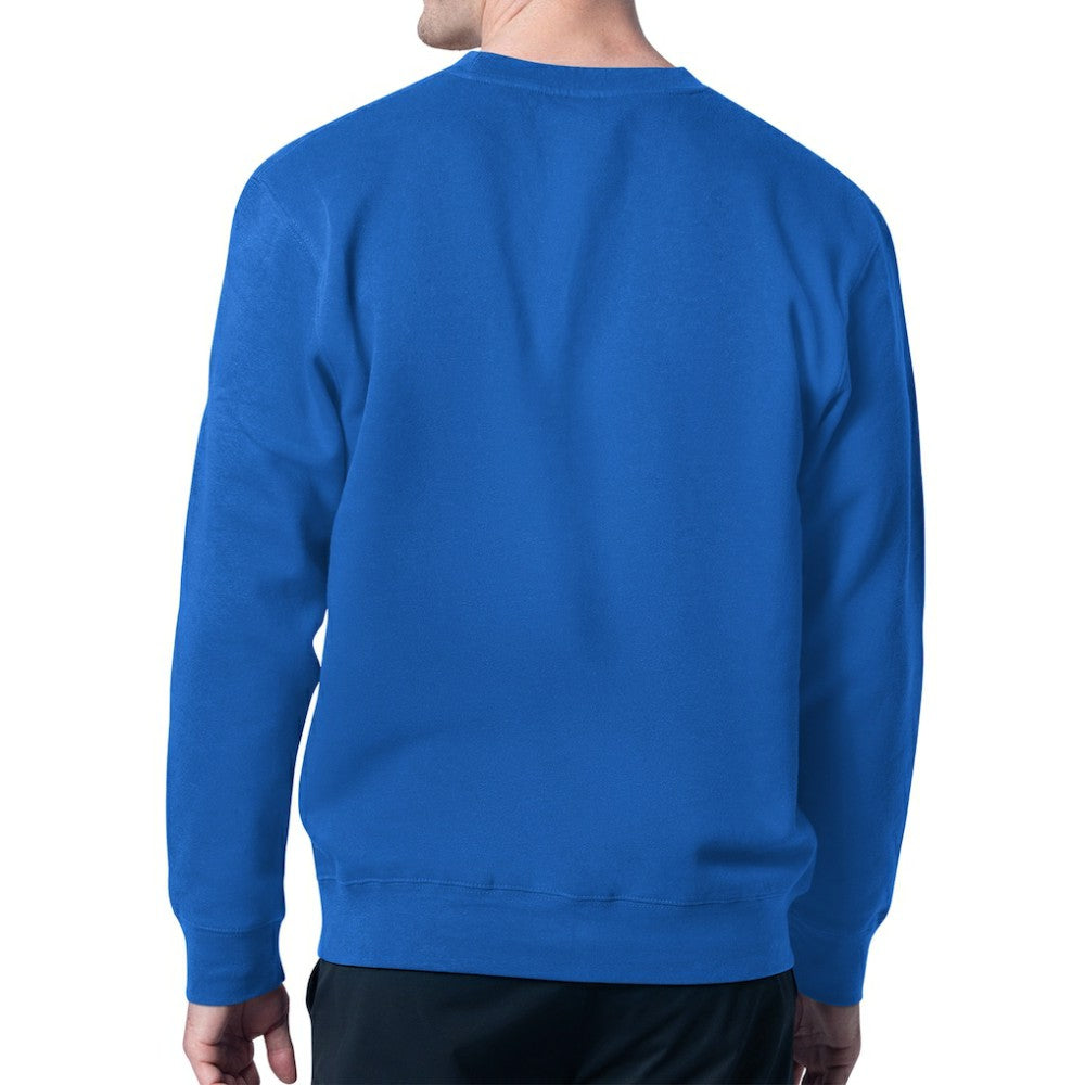 Texas Rangers Starter Team Logo Fleece Pullover Sweatshirt Royal