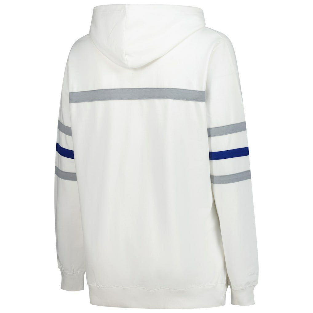 Seattle Seahawks Women's Plus Size Head Coach Throwback Pullover Hoodie - White discount
