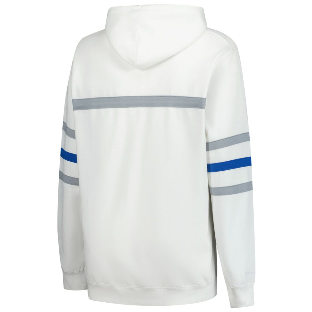 Detroit Lions Women's Plus Size Head Coach Throwback Pullover Hoodie - White discount