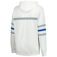 Detroit Lions Women's Plus Size Head Coach Throwback Pullover Hoodie - White discount