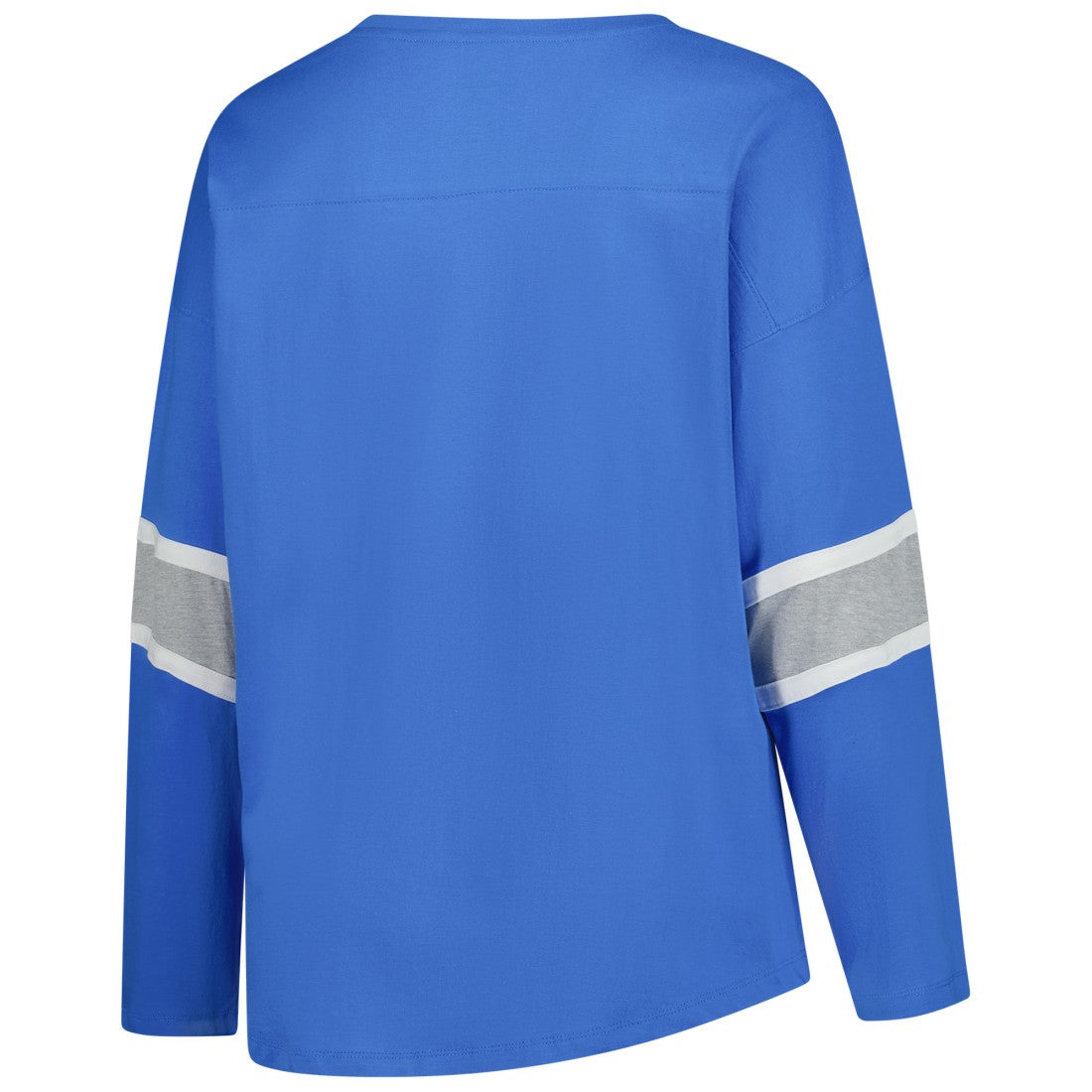 Detroit Lions Women's Plus Size Redzone 3/4-Sleeve Scoop Neck T-Shirt - Blue cheap