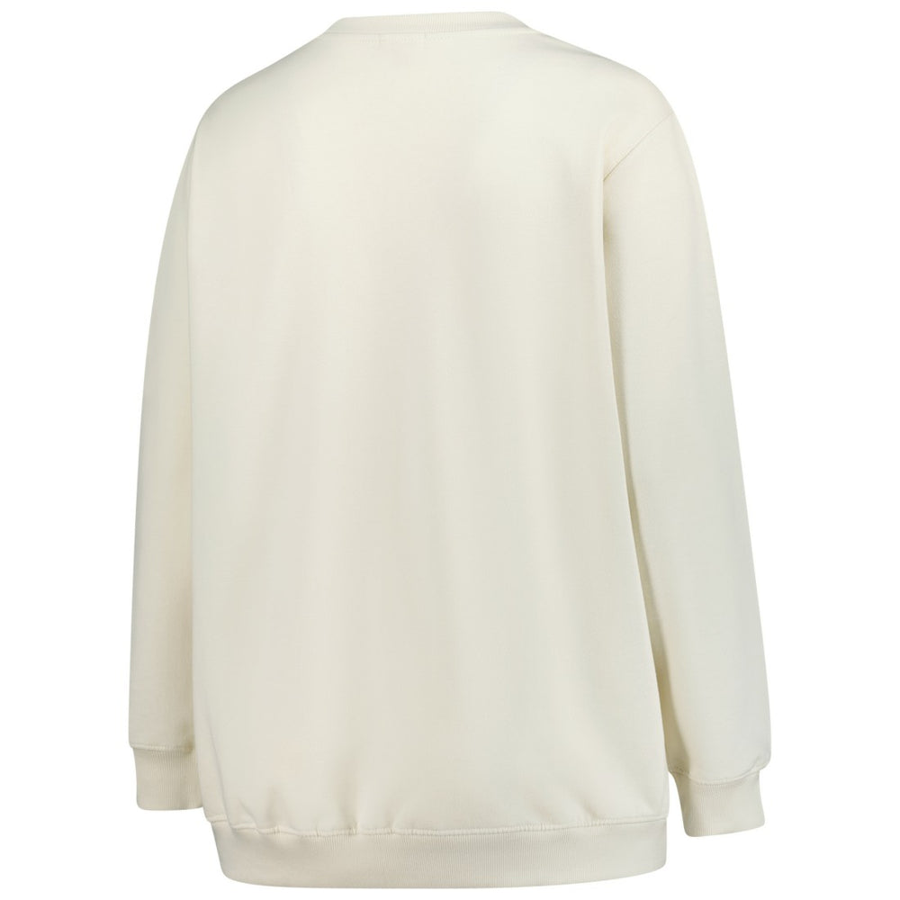 Green Bay Packers Women's Plus Size Shooting Star Sweatshirt - Cream outlet