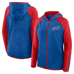Buffalo Bills Women's Plus Size End Around Pass Full-Zip Hoodie - Royal for sale