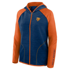 Chicago Bears Women's Plus Size End Around Pass Full-Zip Hoodie - Navy outlet