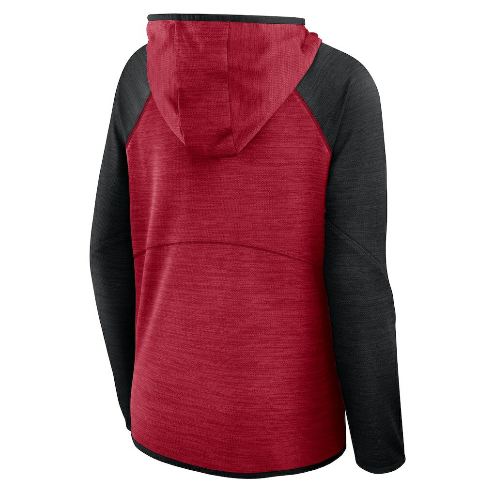 San Francisco 49ers Women's Plus Size End Around Pass Full-Zip Hoodie - Scarlet discount