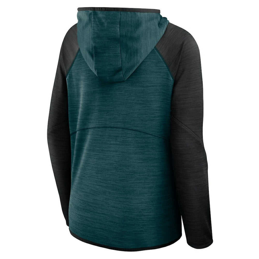 Philadelphia Eagles Women's Plus Size End Around Pass Full-Zip Hoodie - Midnight Green for sale