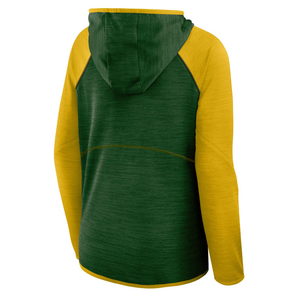 Green Bay Packers Women's Plus Size End Around Pass Full-Zip Hoodie - Green on sale
