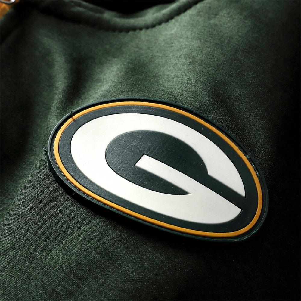 Green Bay Packers Women's Plus Size End Around Pass Full-Zip Hoodie - Green on sale