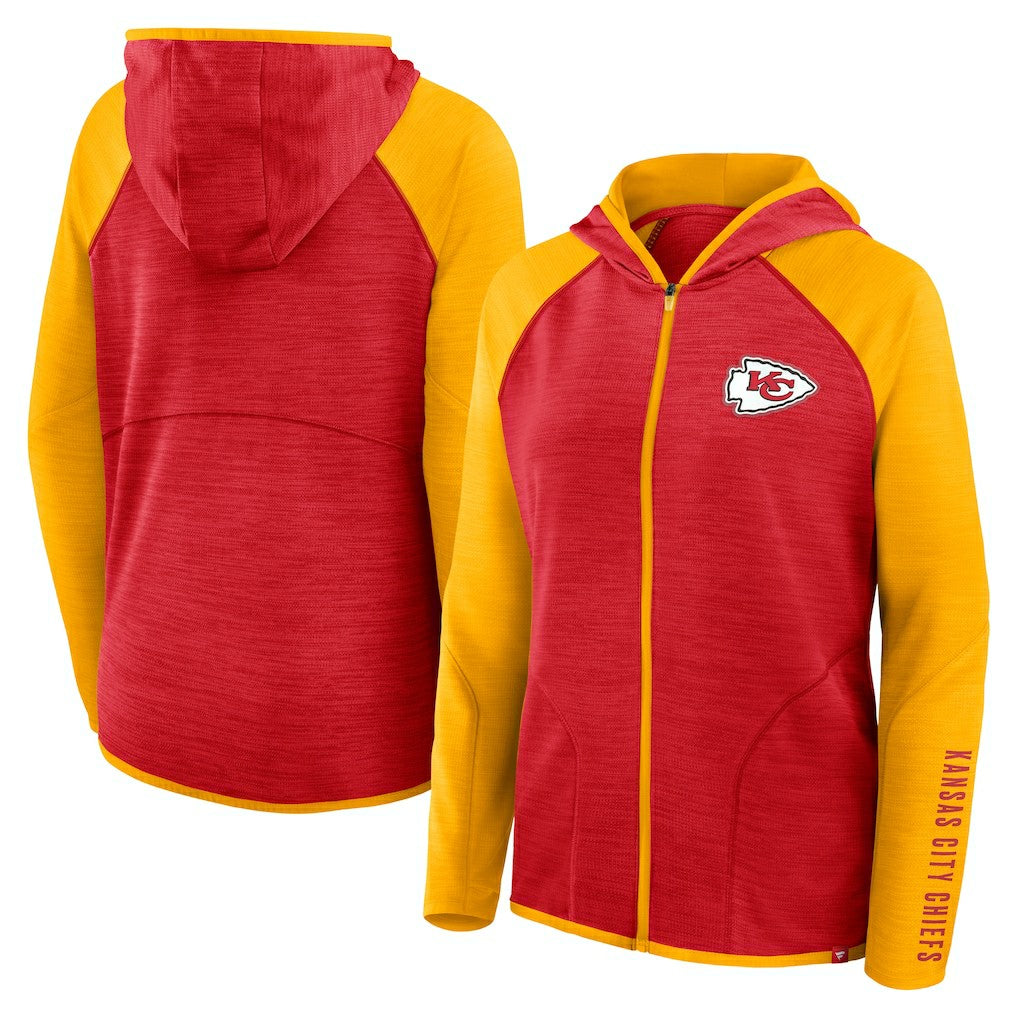Kansas City Chiefs Women's Plus Size End Around Pass Full-Zip Hoodie - Red online