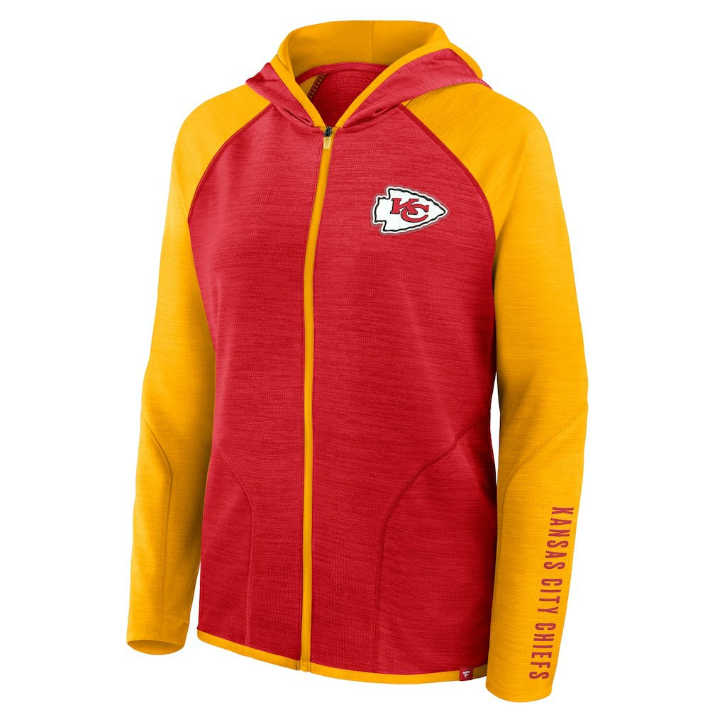 Kansas City Chiefs Women's Plus Size End Around Pass Full-Zip Hoodie - Red online
