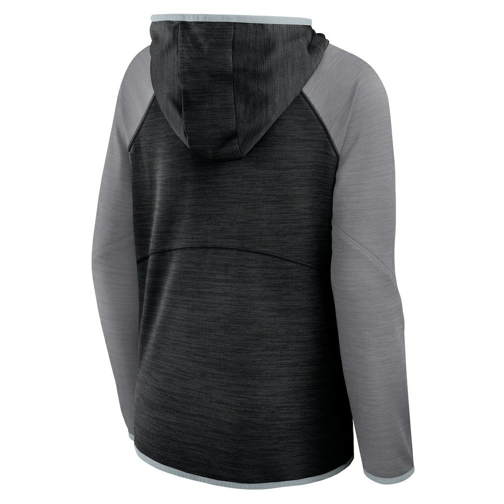 Las Vegas Raiders Women's Plus Size End Around Pass Full-Zip Hoodie - Black outlet