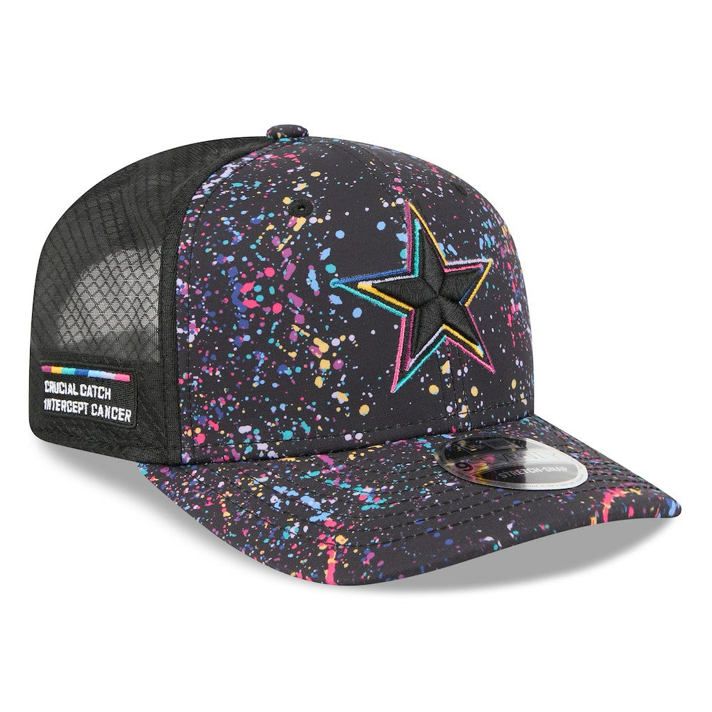 Dallas Cowboys New Era 2025 NFL Crucial Catch 9SEVENTY Adjustable Hat - Black online