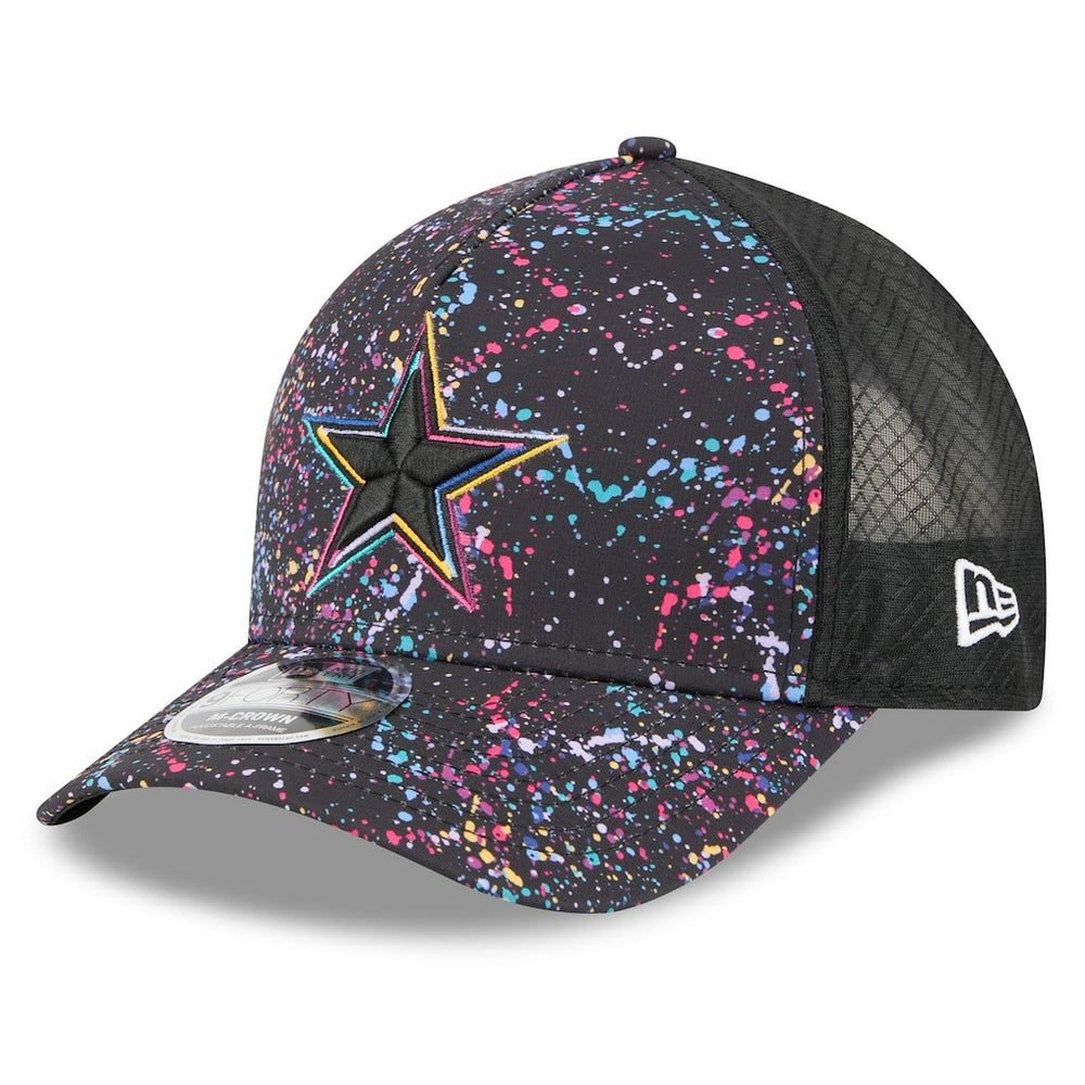 Dallas Cowboys New Era 2025 NFL Crucial Catch 9FORTY Adjustable Hat - Black for sale