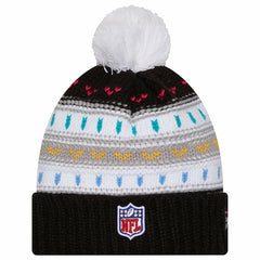 Dallas Cowboys New Era Women's 2025 NFL Crucial Catch Cuffed Knit Hat with Pom - Black outlet