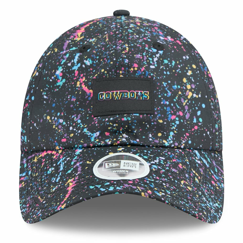 Dallas Cowboys New Era Women's 2025 NFL Crucial Catch Pony Tail Adjustable Hat - Black on sale