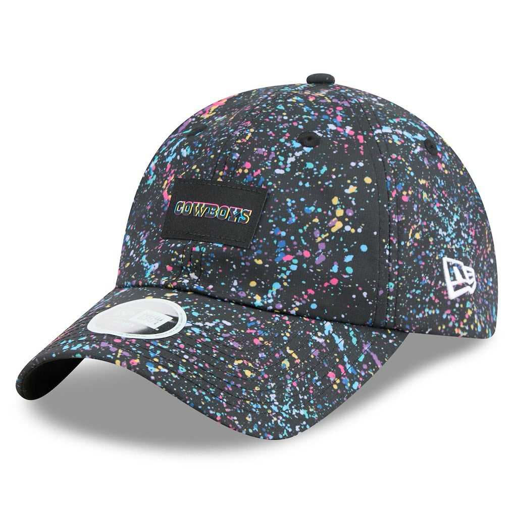 Dallas Cowboys New Era Women's 2025 NFL Crucial Catch Pony Tail Adjustable Hat - Black on sale