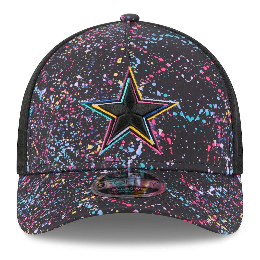 Dallas Cowboys New Era Youth 2025 NFL Crucial Catch 9FORTY Adjustable Hat - Black discount