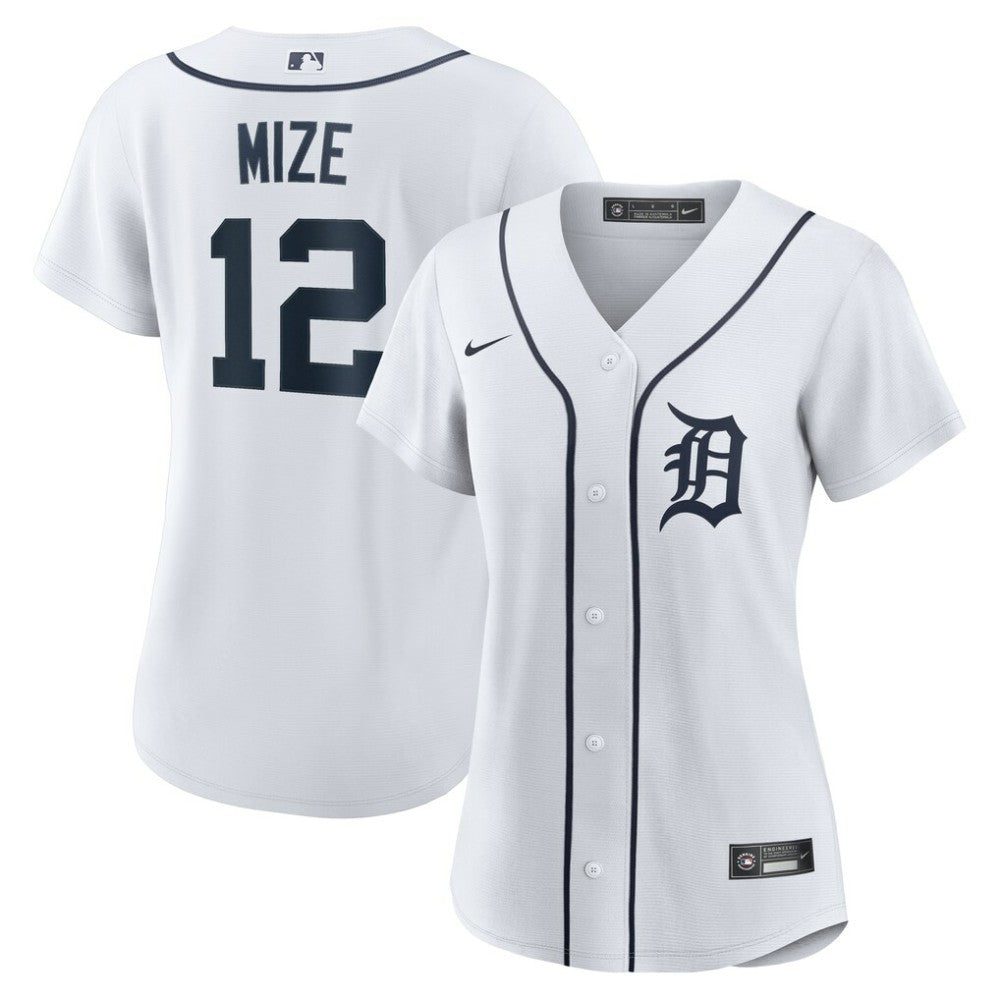 Casey Mize Detroit Tigers Women's Home Replica Jersey White