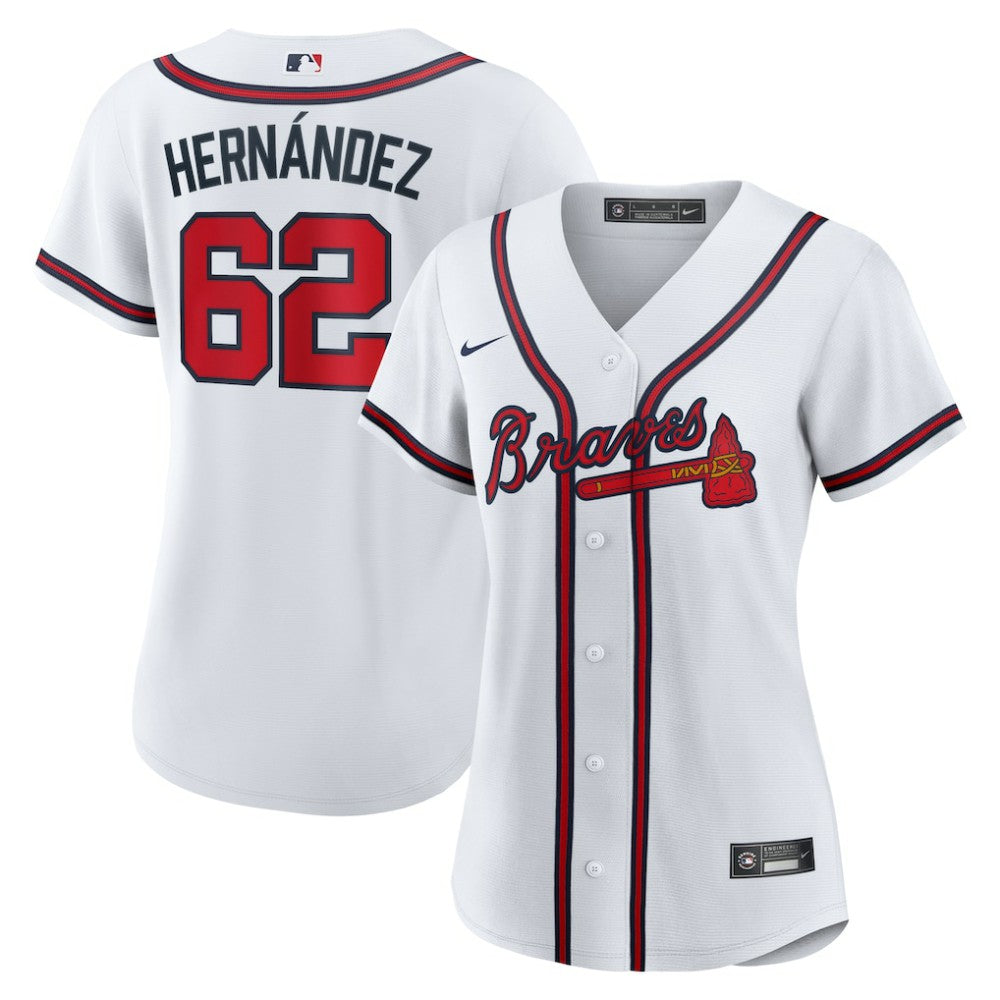 Daysbel Hernandez Atlanta Braves Women's Home Replica Jersey White