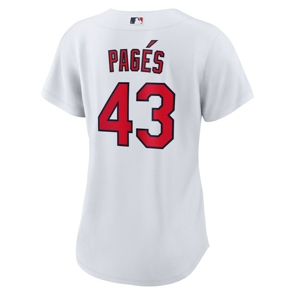 Pedro Pagés St. Louis Cardinals Women's Home Replica Jersey White